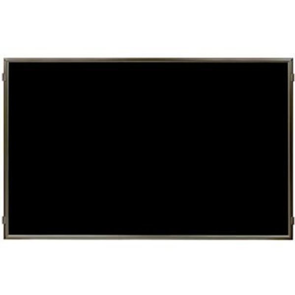Lavi Industries , Hinged Frame Sign Panel/Barrier, , 72" x 48", Matte Black 50-HFP1008/MB/BK